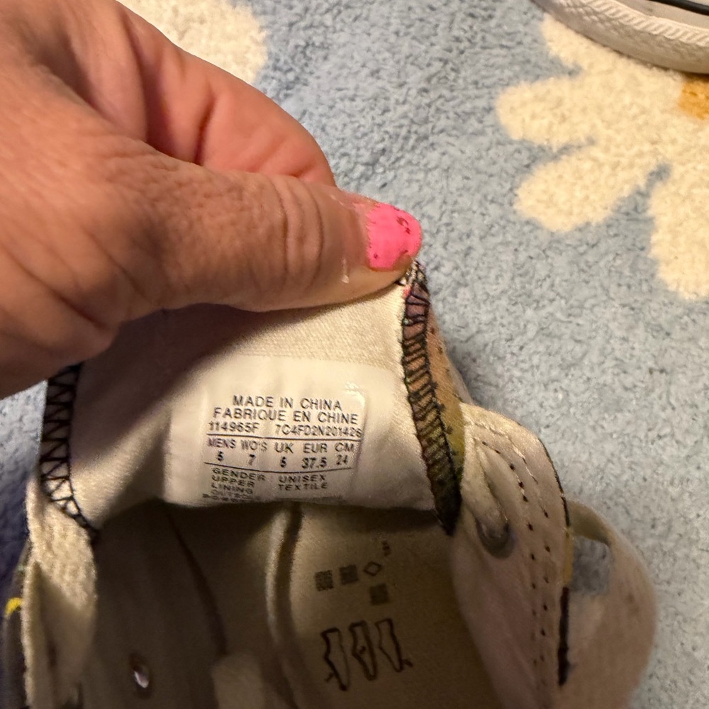 Vintage Y2K Converse Chuck Taylor All Star low-top sneakers - rainbow dachshund - Picture 6 of 6